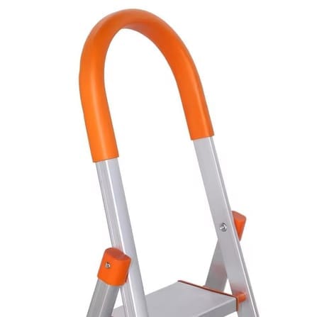 บันได STEP 3 ขั้น MEDILA รุ่น HMLV-00171-3-WH-OR พับได้ อะลูมิเนียม สีขาว-ส้ม_2